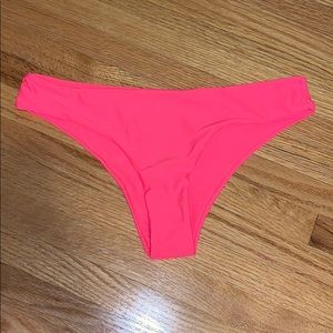 SHEIN Neon Pink Cheeky Bikini Bottom